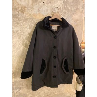 Pre-owned Moschino Cheap And Chic Coat In Black