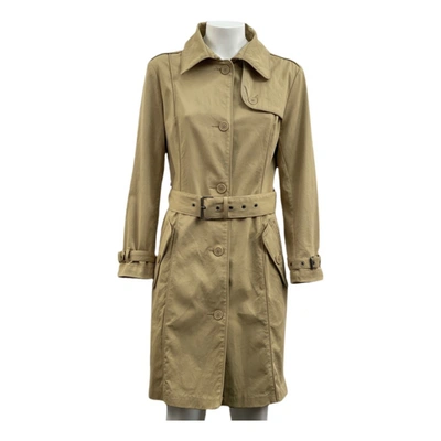 Pre-owned Woolrich Trench Coat In Beige