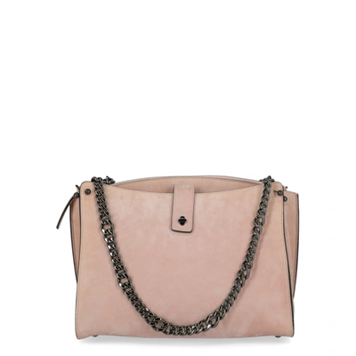 Pre-owned Ermanno Scervino Leather Tote In Pink