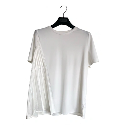 Pre-owned Dkny Tunic In White