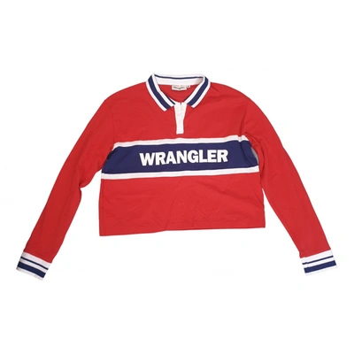 Pre-owned Wrangler Polo In Red