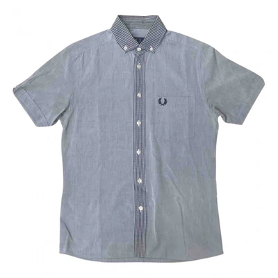 Pre-owned Fred Perry Shirt In Grey
