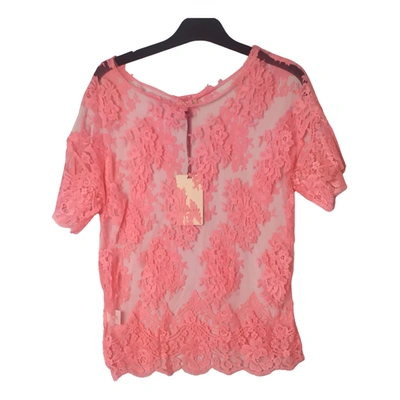 Pre-owned P.a.r.o.s.h Pink Cotton Top
