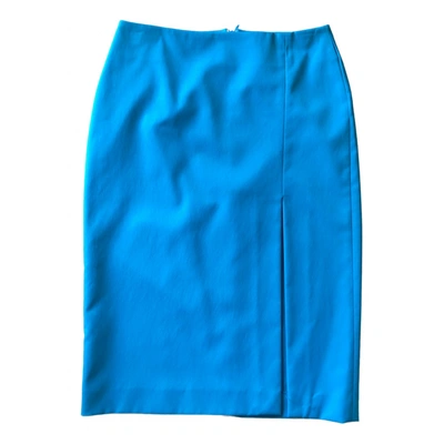 Pre-owned Patrizia Pepe Mid-length Skirt In Turquoise