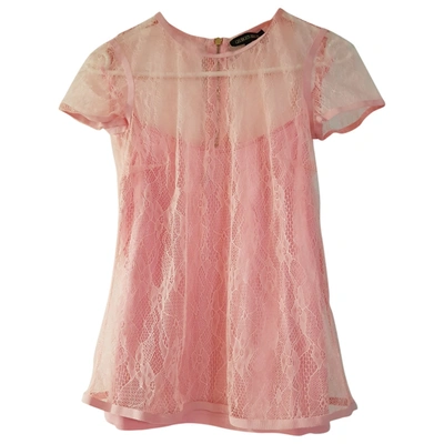 Pre-owned Georges Rech Lace Camisole In Pink