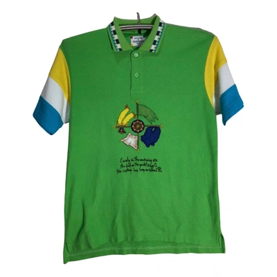 Pre-owned Jc De Castelbajac Polo Shirt In Green