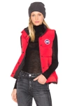 Canada Goose Freestyle Quilted Shell Down Gilet In Red