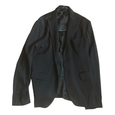 Pre-owned Dondup Wool Vest In Black