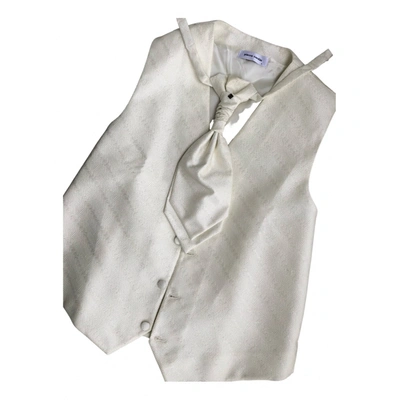 Pre-owned Pierre Cardin Vest In White