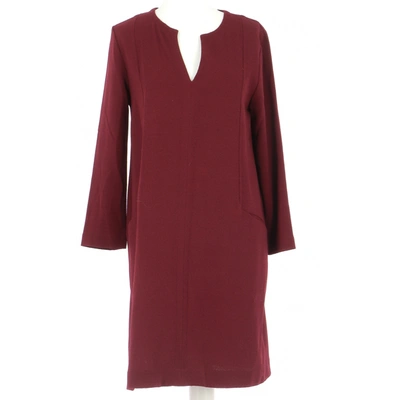 Pre-owned Stella Forest Dress In Burgundy