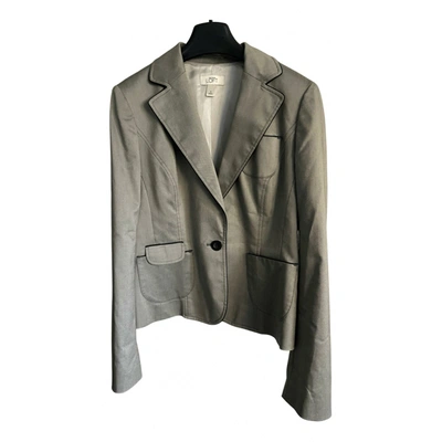 Pre-owned Ann Taylor Grey Viscose Jacket