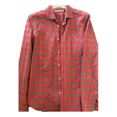 Pre-owned Manuel Ritz Wool Shirt In Red
