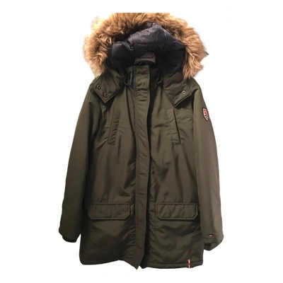 Pre-owned Tommy Hilfiger Coat In Green