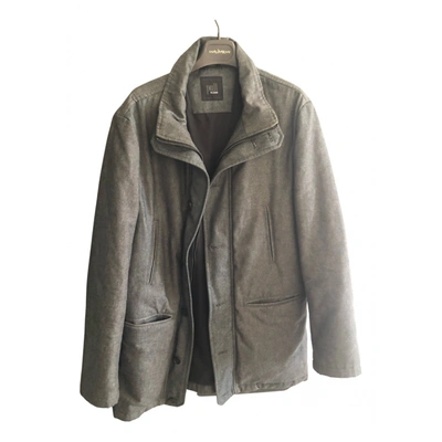 Pre-owned Pal Zileri Coat In Anthracite