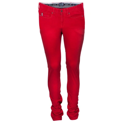Pre-owned Armani Jeans Slim Jean In Red