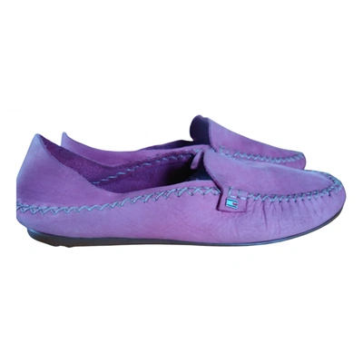 Pre-owned Tommy Hilfiger Leather Flats In Pink