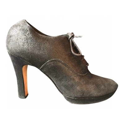 Pre-owned Repetto Leather Heels In Metallic