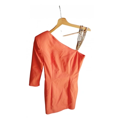 Pre-owned Flavio Castellani Mid-length Dress In Orange
