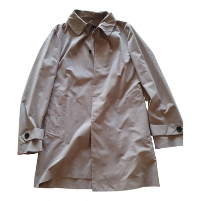 Pre-owned Emporio Armani Trenchcoat In Beige