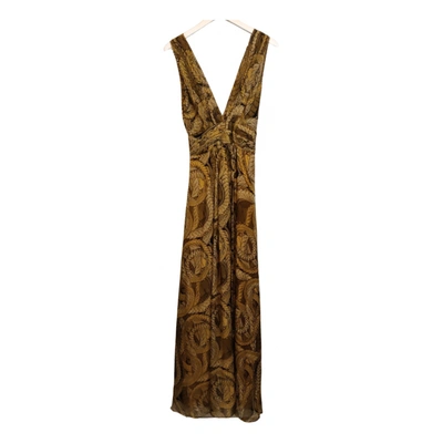 Pre-owned Issa Silk Maxi Dress In Multicolour