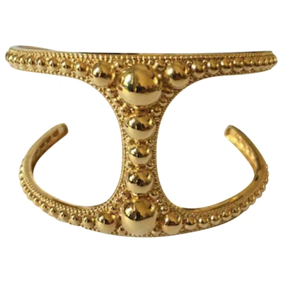 Pre-owned Annarita Celano Gold Metal Bracelet