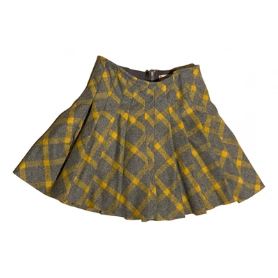 Pre-owned Paul & Joe Sister Wool Mid-length Skirt In Multicolour