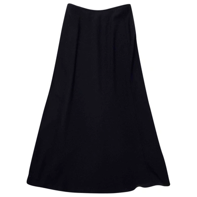Pre-owned Rodier Mid-length Skirt In Black