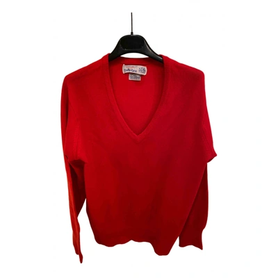 Pre-owned Ballantyne Cashmere Pull In Red