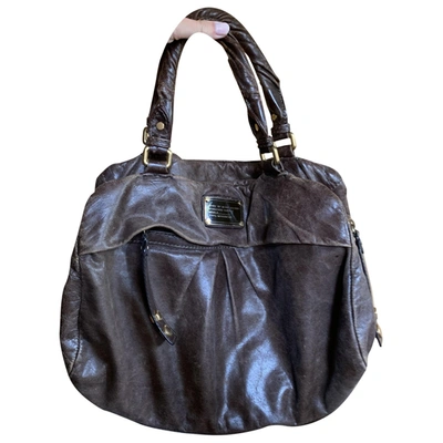 Pre-owned Marc By Marc Jacobs Leather Tote In Brown
