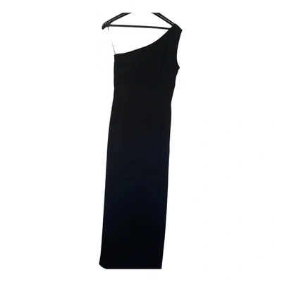 Pre-owned Lanvin Silk Maxi Dress In Black