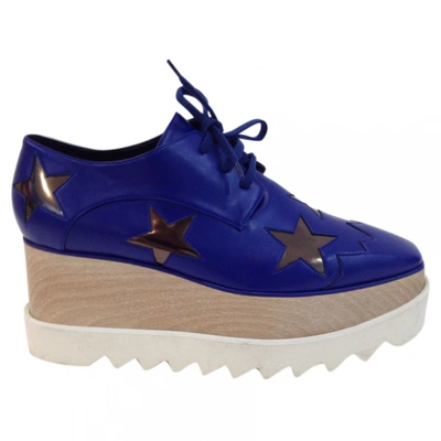Pre-owned Stella Mccartney Lace Ups In Blue