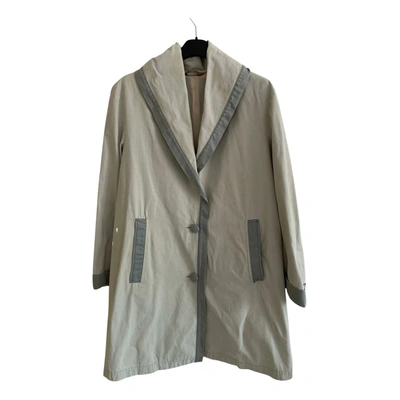 Pre-owned Romeo Gigli Grey Cotton Coat