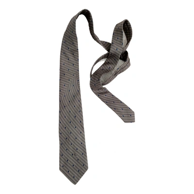 Pre-owned Roberto Capucci Silk Tie In Grey
