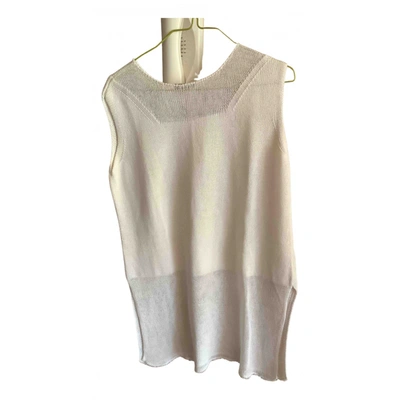 Pre-owned Lorena Antoniazzi Tunic In White