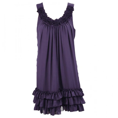 Pre-owned Ted Baker Dress In Purple