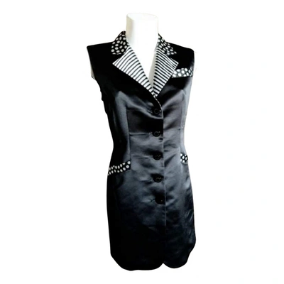 Pre-owned Roccobarocco Dress In Black