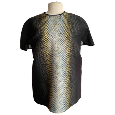 Pre-owned Cã©dric Charlier Black Polyester Top