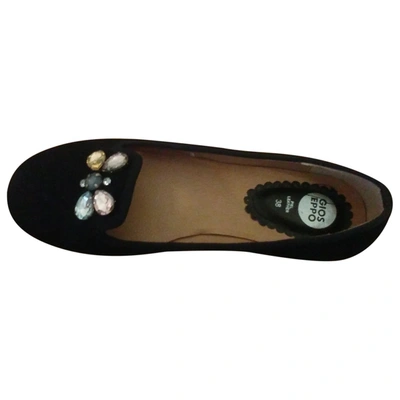 Pre-owned Gioseppo Ballet Flats In Black