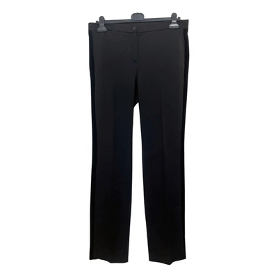 Pre-owned Emporio Armani Large Pants In Black