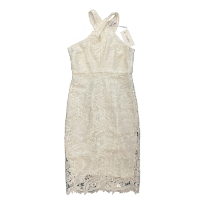 Pre-owned Likely Lace Mid-length Dress In White