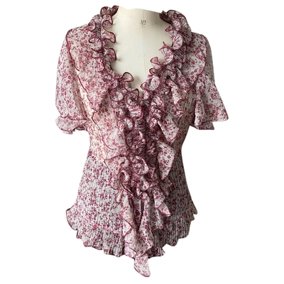 Pre-owned Lm Lulu Blouse In Pink