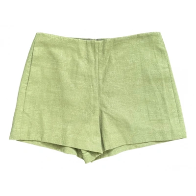 Pre-owned Tory Burch Shorts In Green