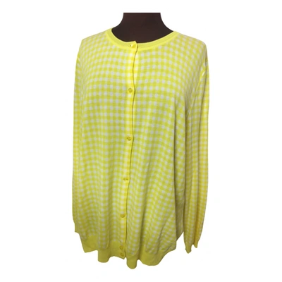Pre-owned Basler Cardigan In Yellow