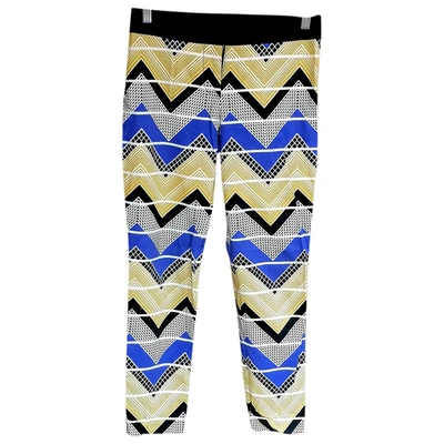 Pre-owned Trina Turk Trousers In Multicolour