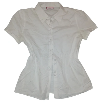 Pre-owned Max & Co White Synthetic Top