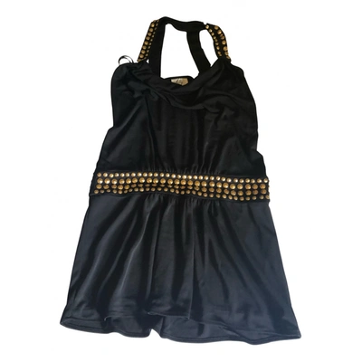 Pre-owned Milly Mini Dress In Black