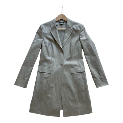 Pre-owned Strenesse Coat In Grey