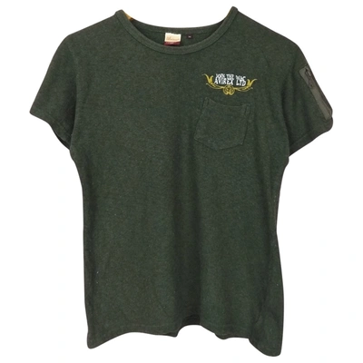 Pre-owned Avirex Green Cotton Top