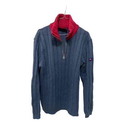Pre-owned Etro Wool Pull In Blue