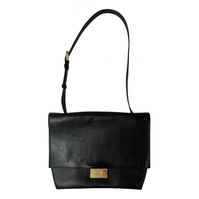 Pre-owned Allsaints Leather Handbag In Black